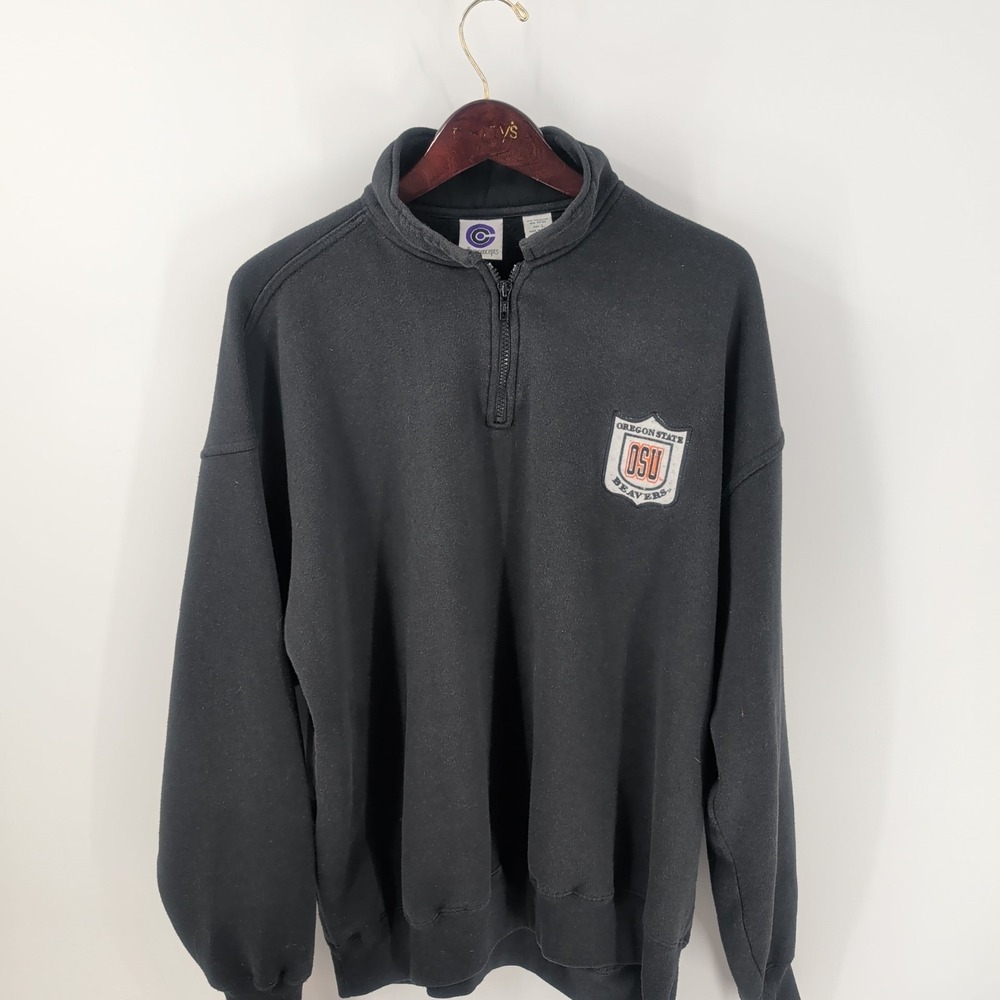Vtg 90s College Concepts Oregon State‎ University Beavers Pullover Sweatshirt L